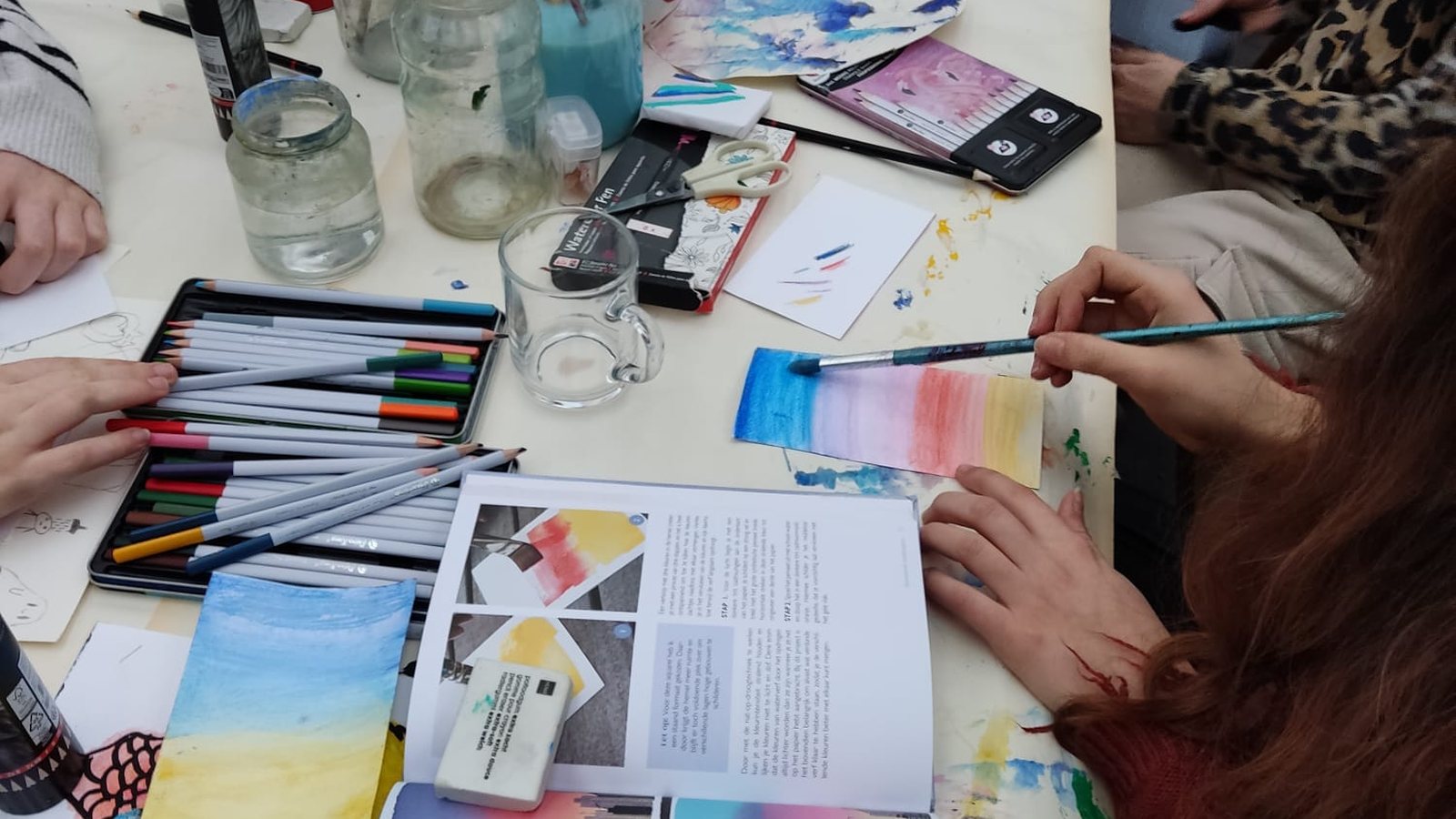 Kunstles: materialen en sfeer